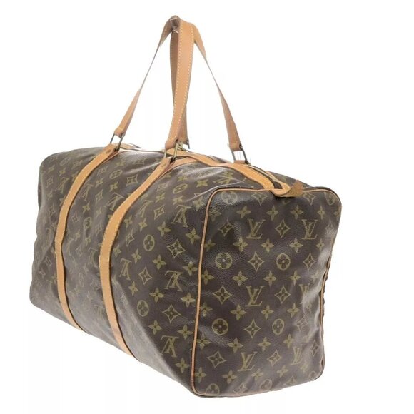 LOUIS VUITTON Sac Souple 45 Travel Hand Bag Monogram Leather BN - Picture 2 of 13